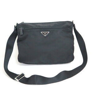 Prada black nylon shoulder bag